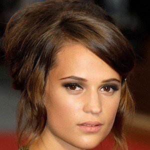 Alicia Vikander, 37 (Movie Actress)